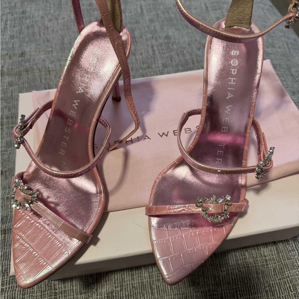 Sophia Webster Pink Glamorous Heels